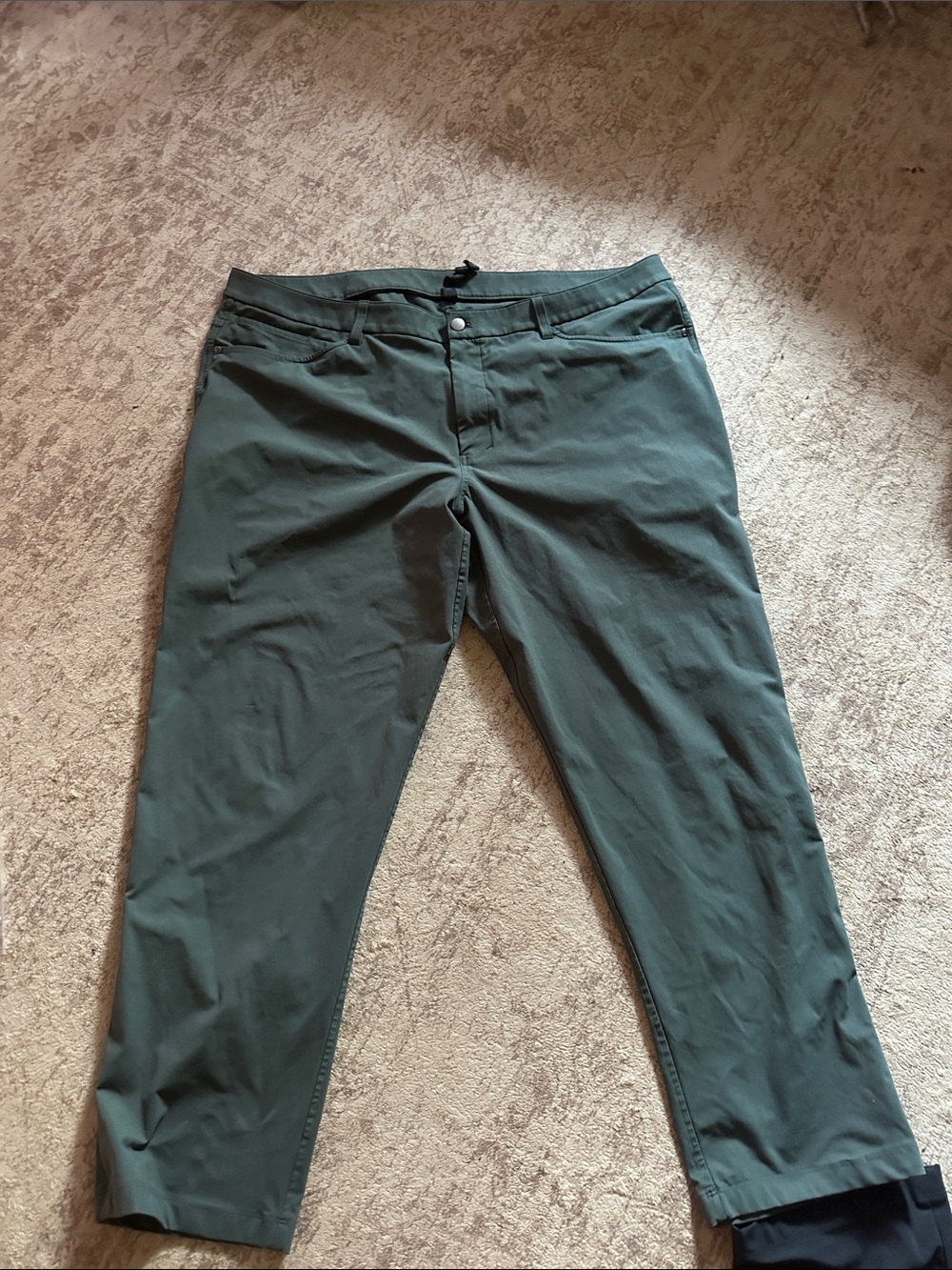Lululemon Men’s Size 44 Green 5 Pocket Stretch Pants 29” Inseam